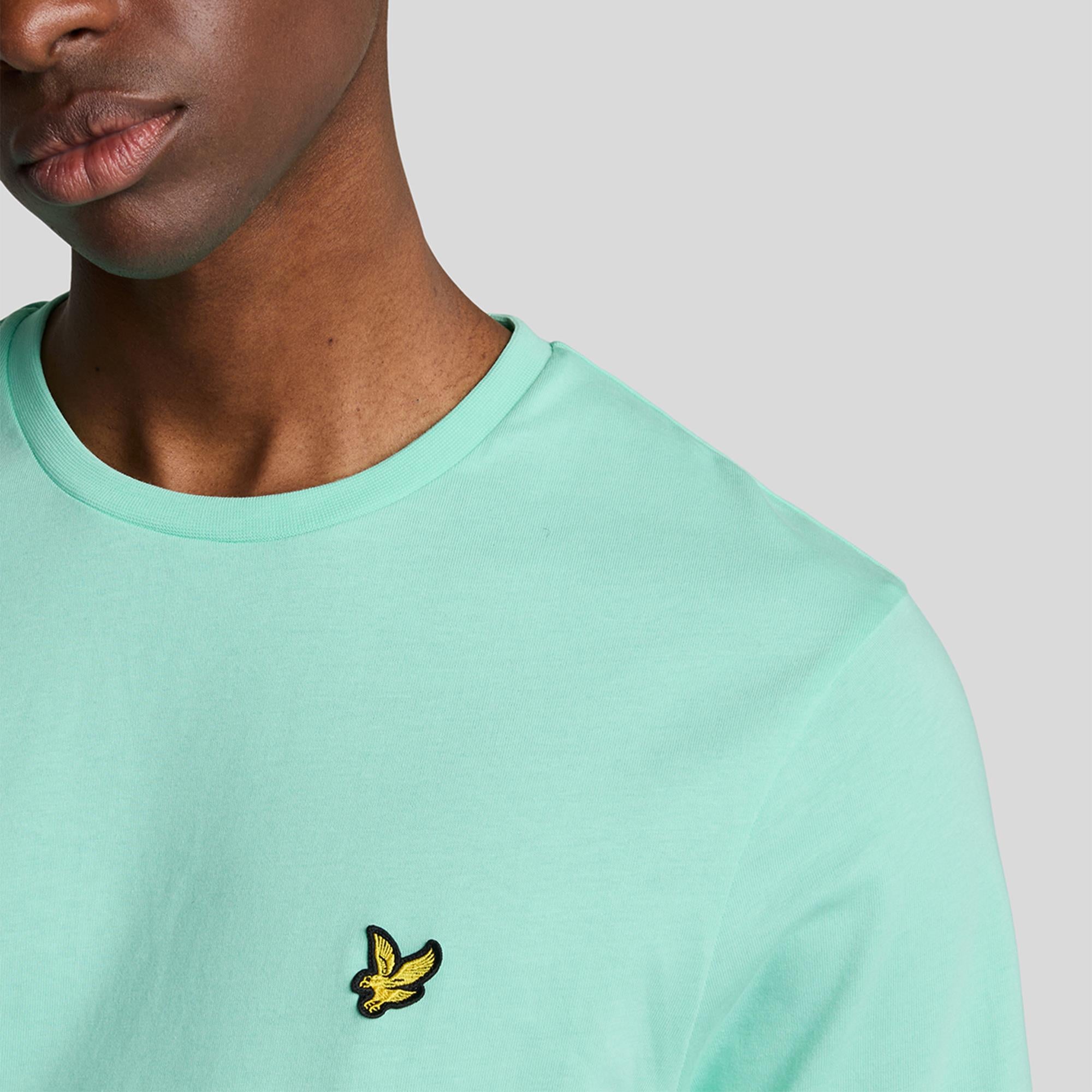 Lyle & Scott Plain Mens T-Shirt Aquamarine